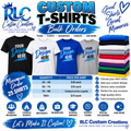 RLC Custom T-Shirts – Bulk Order Package (25 Shirts)