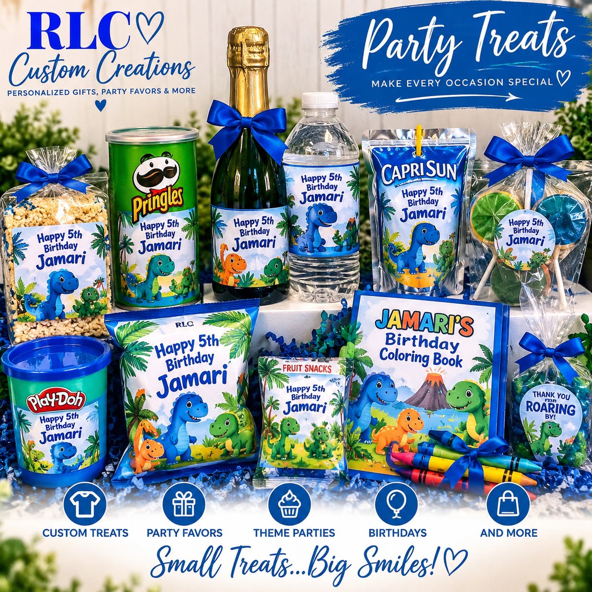 RLC Custom Party Treats – Individual Personalized Favors