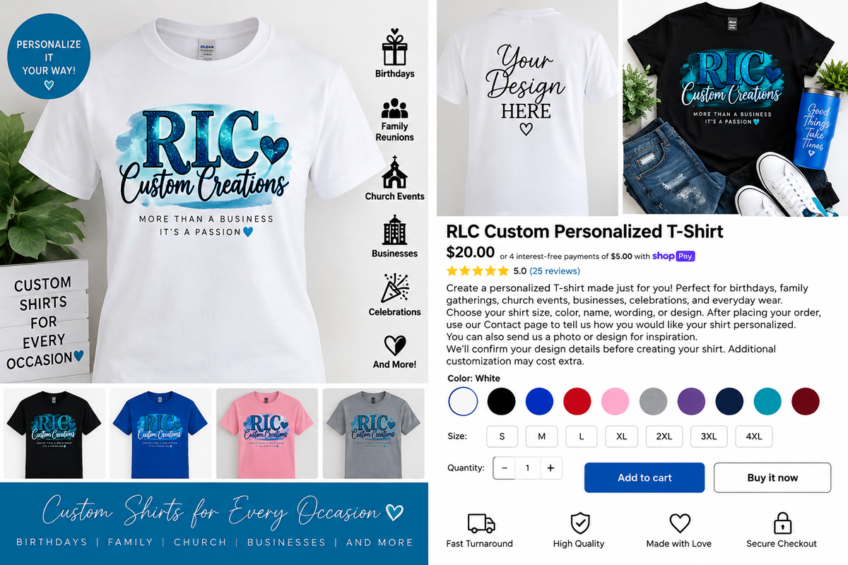 RLC Custom Personalized T-Shirt